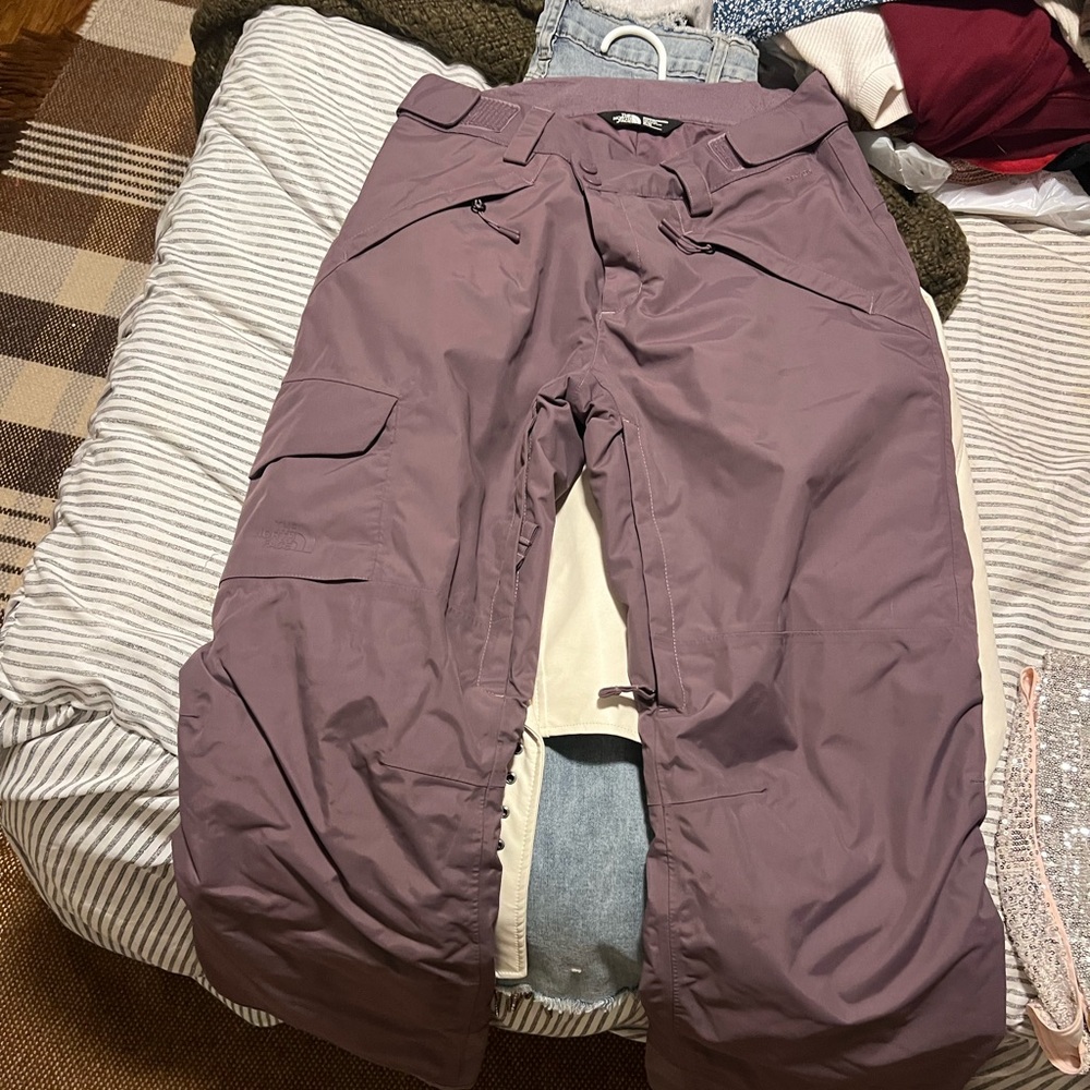 Purple North Face women’s ski pants